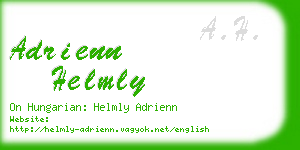 adrienn helmly business card
